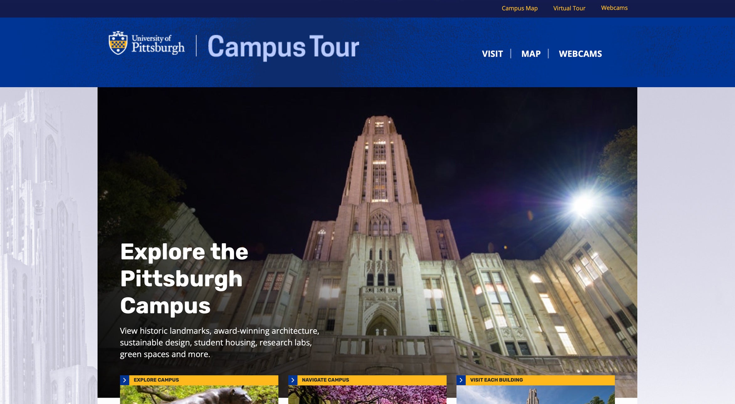 campus tour website