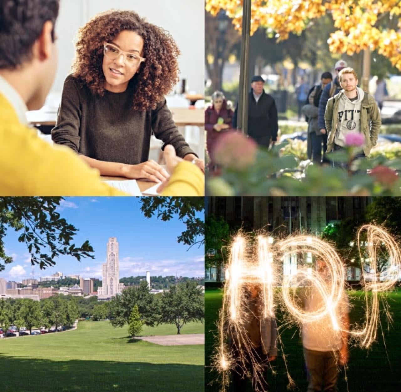 collage of pitt photos