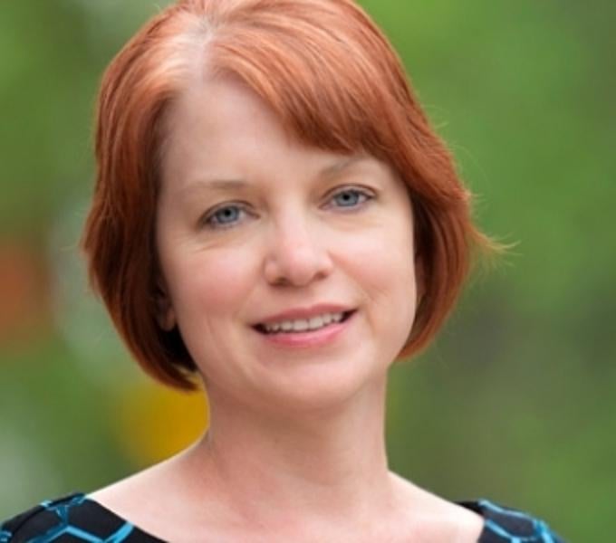 Sherry Shrum outdoor headshot